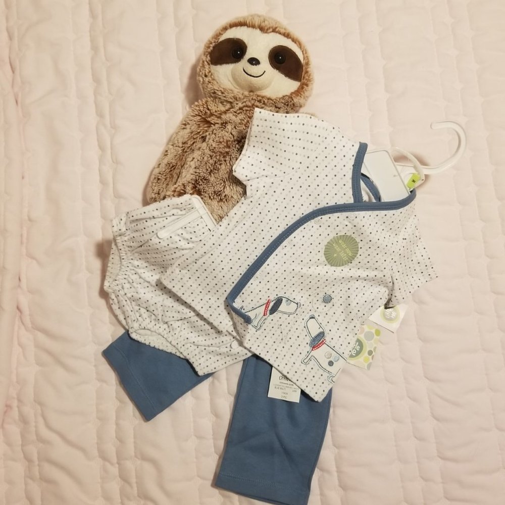 3 Piece Diaper and Pant Set by Little Me